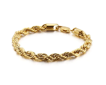 Gold Twist Rope Chain